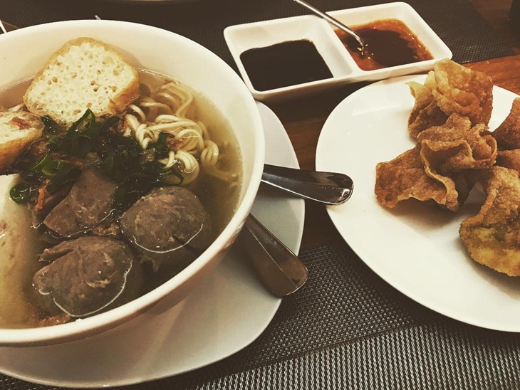 Sajian bakso di Restoran Sabor Nusantara. (Foto: instagram.com/data85)