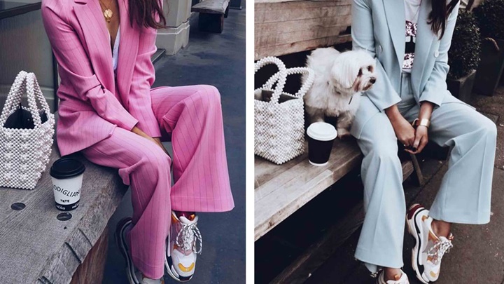 Paduan Sneakers dan Baju Formal nan Edgy