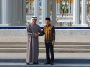 Peresmian Masjid Raya Sheikh Zayed Berlangsung Singkat