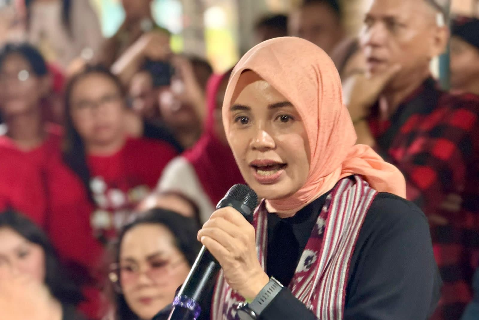  Puji Militansi Warga Manado, Atikoh Serukan Kawal Suara Ganjar-Mahfud di TPS