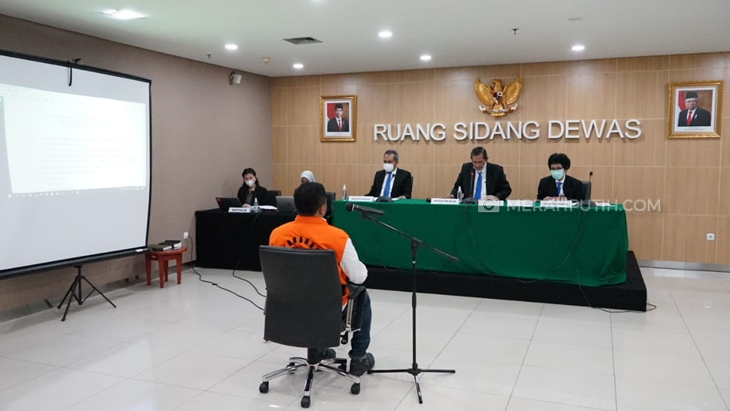 Sidang etik penyidik KPK AKP Stepanus Robin Pattuju. (Foto: MP/Ponco Sulaksono)