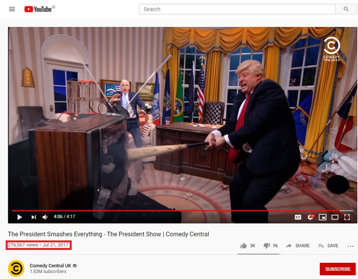 Tangkapan layar Youtube pria mirip Donald Trump mengamuk. (Foto: MP/Youtube)