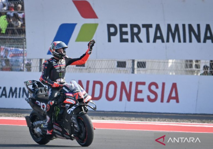 Bezzecchi Juarai MotoGP Mandalika 2026, Aprilia Dominasi Kemenangan di Indonesia