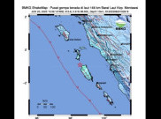 BMKG Beberkan Pemicu Gempa M5,8 di Kepulauan Mentawai