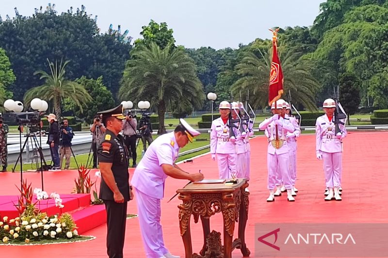 Andika Perkasa Resmi Serahkan Jabatan Panglima TNI ke Yudo Margono