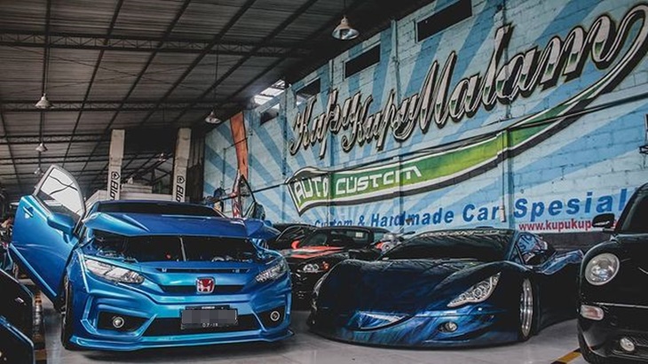 Kupu-Kupu Malam, Bengkel Modifikasi Mobil Made In Negeri Aing Sarat Prestasi 
