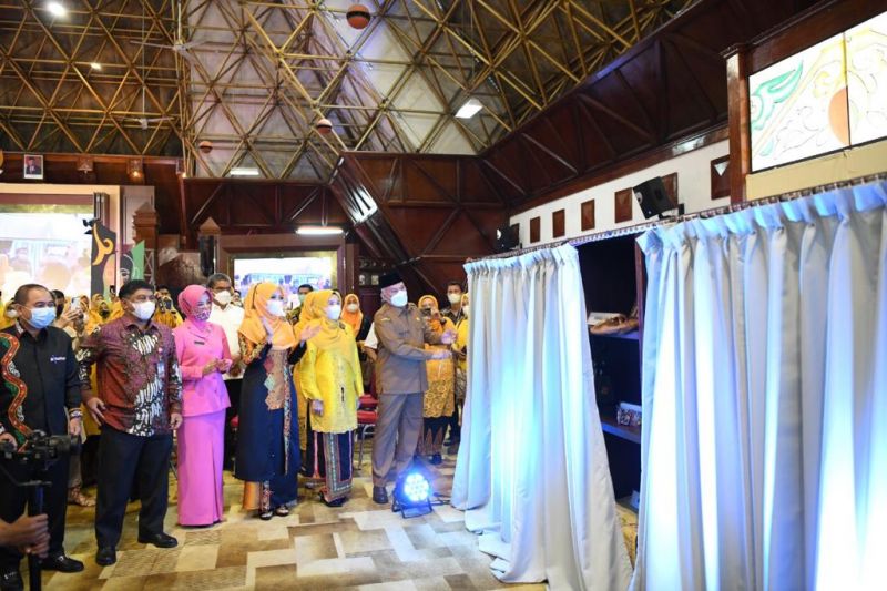 Pameran kerajinan di Aceh. (Foto: Antara)