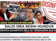 [HOAKS atau FAKTA] Saldi Isra Mundur dari Hakim MK
