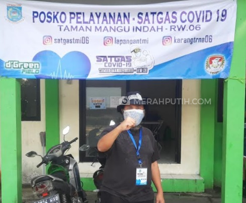 Satgas Taman Mangu Indah Gerak Cepat Bantu Warga Positif COVID-19