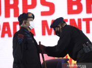 Jadi Warga Kehormatan Korps Brimob, Prabowo: Komandan Kalian Harimau!