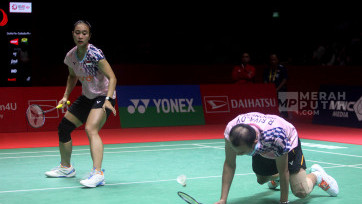 Indonesia Masters 2025: Langkah Ganda Campuran Indonesia Rinov/Lisa Terhenti di Semifinal