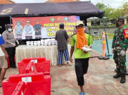 Polres Indramayu Bersama Kodim 0616 dan BPBD Dirikan Dapur Umum