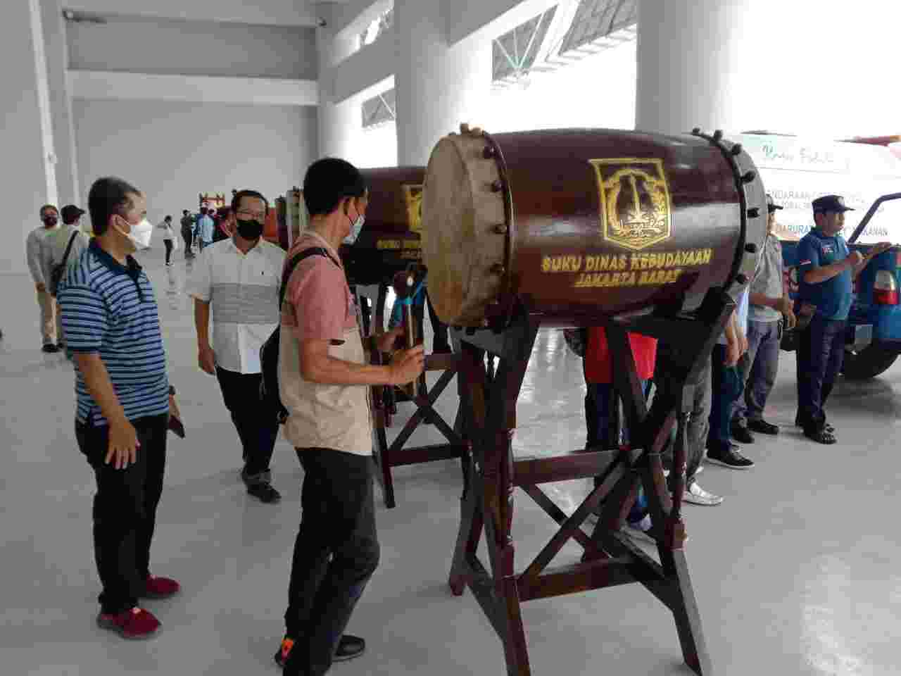 Rampak Beduk di Jakarta Internasional Stadium Jakarta. (Foto: MP/ Asropih)
