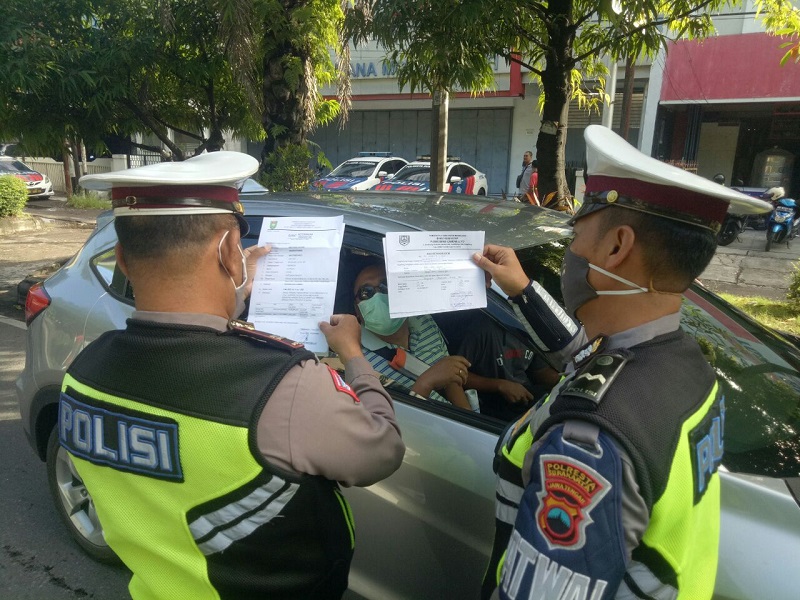 Mudik Dilarang, Polresta Surakarta Jaga Ketat Semua Pintu Masuk Solo