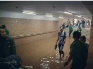Terowongan Stasiun Tebet Banjir