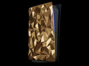 PlayStation 5 x Caviar Berbalut Emas 20 Kilogram