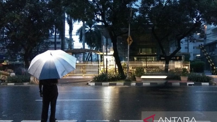 Cuaca Jakarta: Sebagian Wilayah Hujan pada Rabu Siang hingga Malam