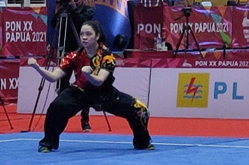 Atlet wushu Sumatera Utara Juwita Niza Wasni. (ANTARA/HO)