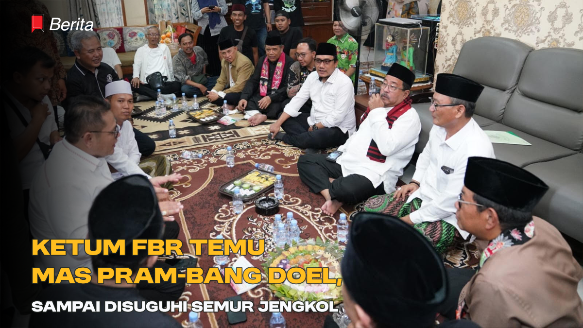 Ketum FBR Temu Mas Pram Bang Doel, Sampai Disuguhi Semur Jengkol