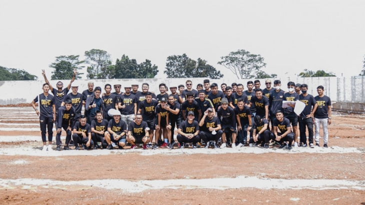 Progres Pembangunan Sports Centre Dewa United Capai 50 Persen