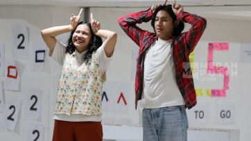 Mengintip Latihan Jelang Pementasan Teater Musikal Bertajuk Perahu Kertas di Jakarta