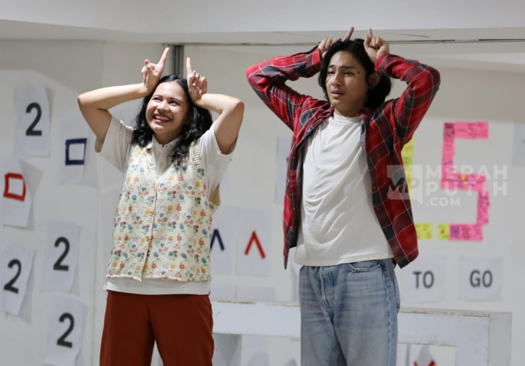 Mengintip Latihan Jelang Pementasan Teater Musikal Bertajuk Perahu Kertas di Jakarta