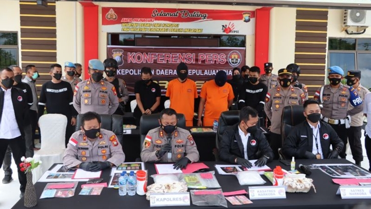 Polres Bintan Gagalkan Peredaran 2 Kilogram Sabu Jaringan Internasional