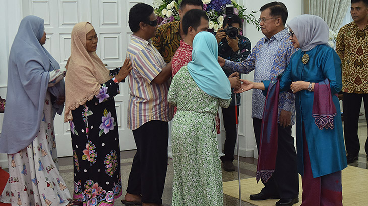 Menko Maritim Silaturahmi dengan Wapres Sebagai Senior-Atasan