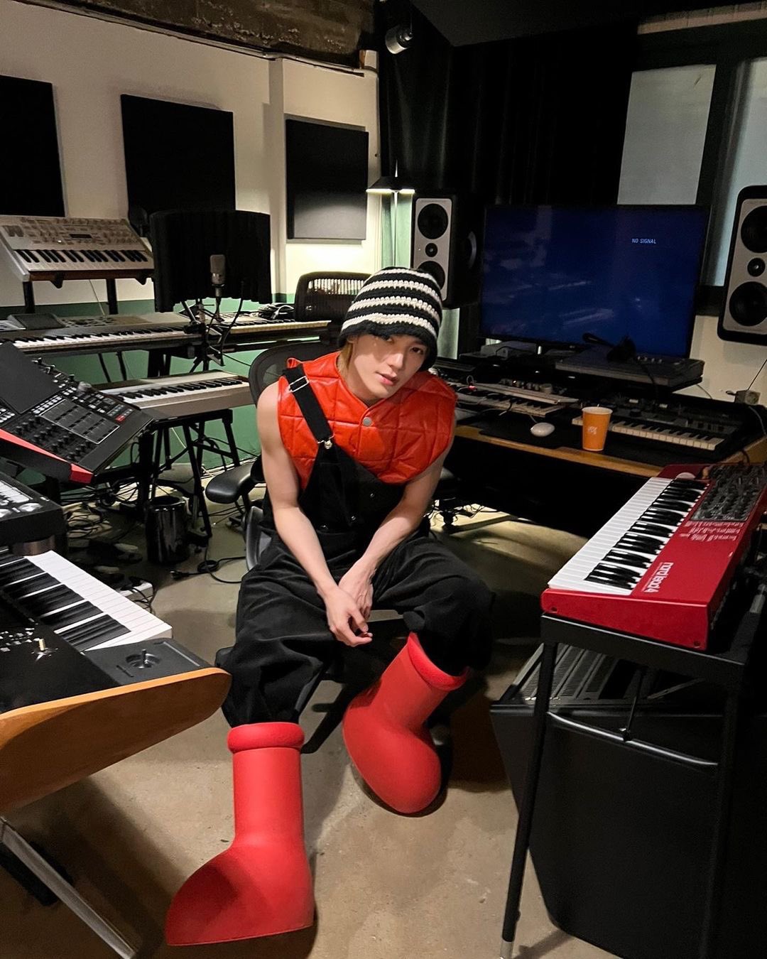 big red boot