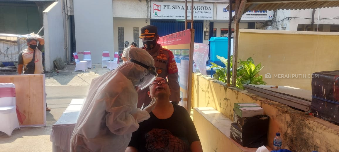 Polsek Tambora Siapkan 400 Alat Swab Antigen Bagi Warga yang Balik ke Jakarta