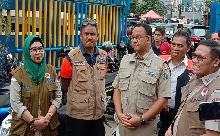 Reaksi Anies Tanggapi Isu Anggaran Penanggulangan Banjir 2020 Dipotong
