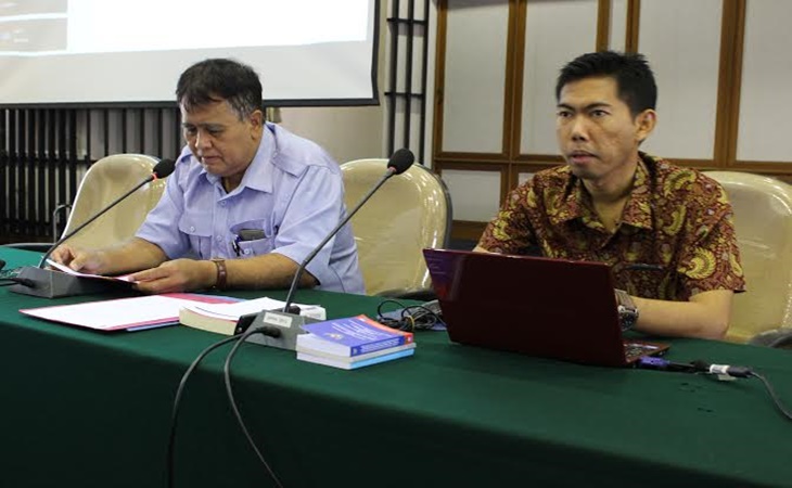 Bayu Dwi Anggono saat diskusi terkait Ketua MPR