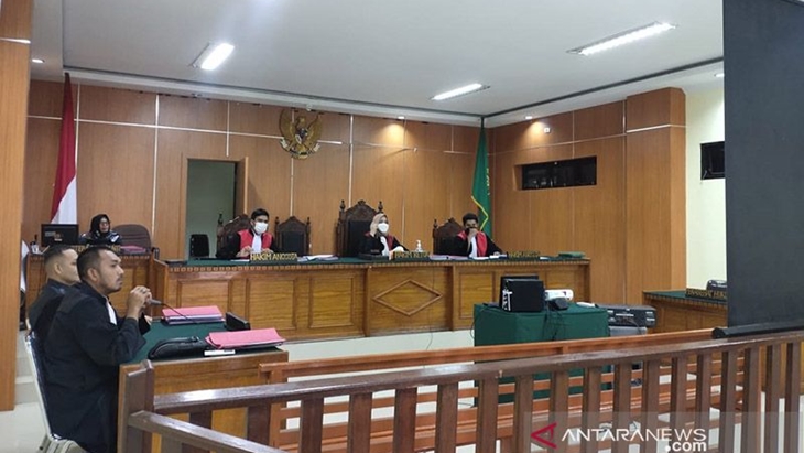 Dua Terdakwa Pembunuhan Gajah Divonis 3 Tahun 6 Bulan Penjara