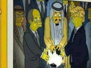 Kartun The Simpson Ramalkan Pertemuan Trump dengan Raja Salman