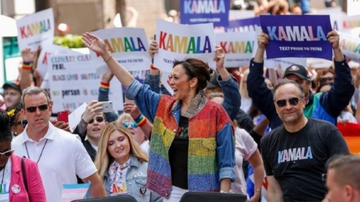 Kamala Harris, Wakil Presiden AS Pertama yang Ikut Parade Pride