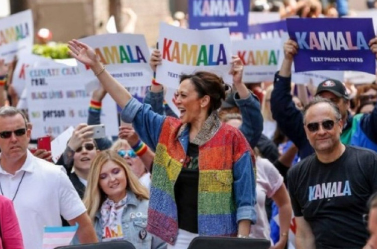 Kamala Harris, Wakil Presiden AS Pertama yang Ikut Parade Pride