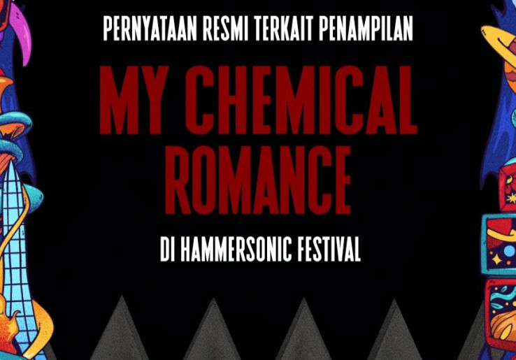 My Chemical Romance Batal Tampil di Hammersonic, Diganti Konser Solo di Jakarta