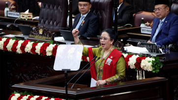 Momen Pidato Ketua DPR Puan Maharani dalam Sidang Paripurna DPR  