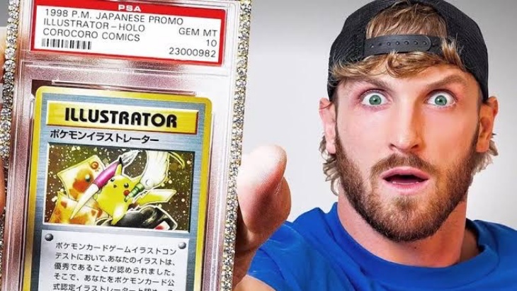 Logan Paul Mengubah Kartu Pokemon Termahal di Dunia Jadi NFT