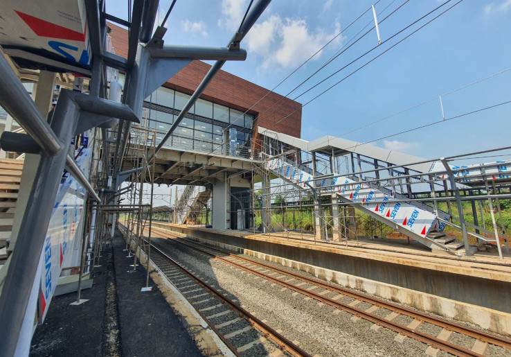 Progres Fisik Stasiun Jatake Telah Capai 92,78 Persen
