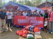 Relawan Merah Putih Sasar Perbatasan Matim-Ngada, Pastikan Korban Gempa Tersentuh Bantuan JHL Fondation