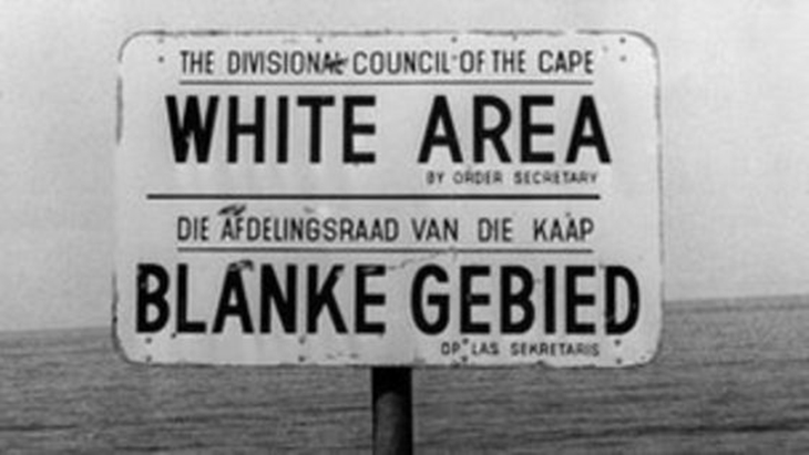 Pelang apartheid. (Foto/historycooperative.org)
