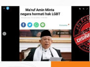 [HOAKS atau FAKTA]: Ma'ruf Amin Minta Masyarakat Hormati Hak LGBT