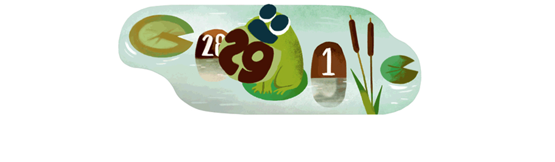 Google Doodle Rayakan Tahun Kabisat 2024