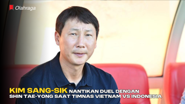 Kim Sang-sik Nantikan Duel dengan Shin Tae-yong saat Timnas Vietnam Vs Indonesia