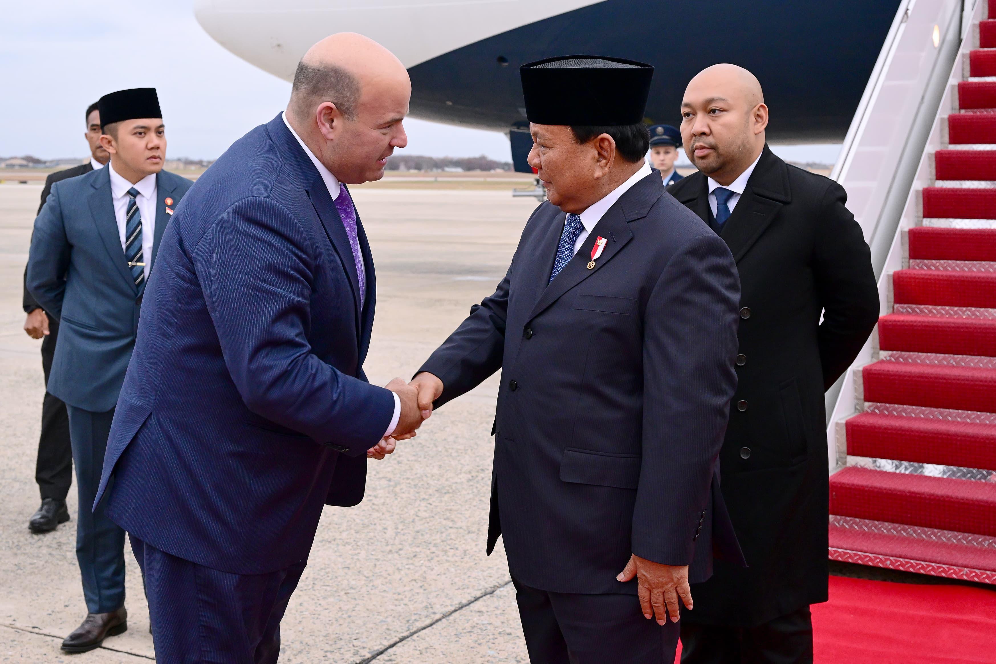 Kedatangan Presiden Prabowo Subianto di Washington DC Amerika Serikat 