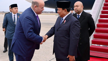 Kedatangan Presiden Prabowo Subianto di Washington DC Amerika Serikat 