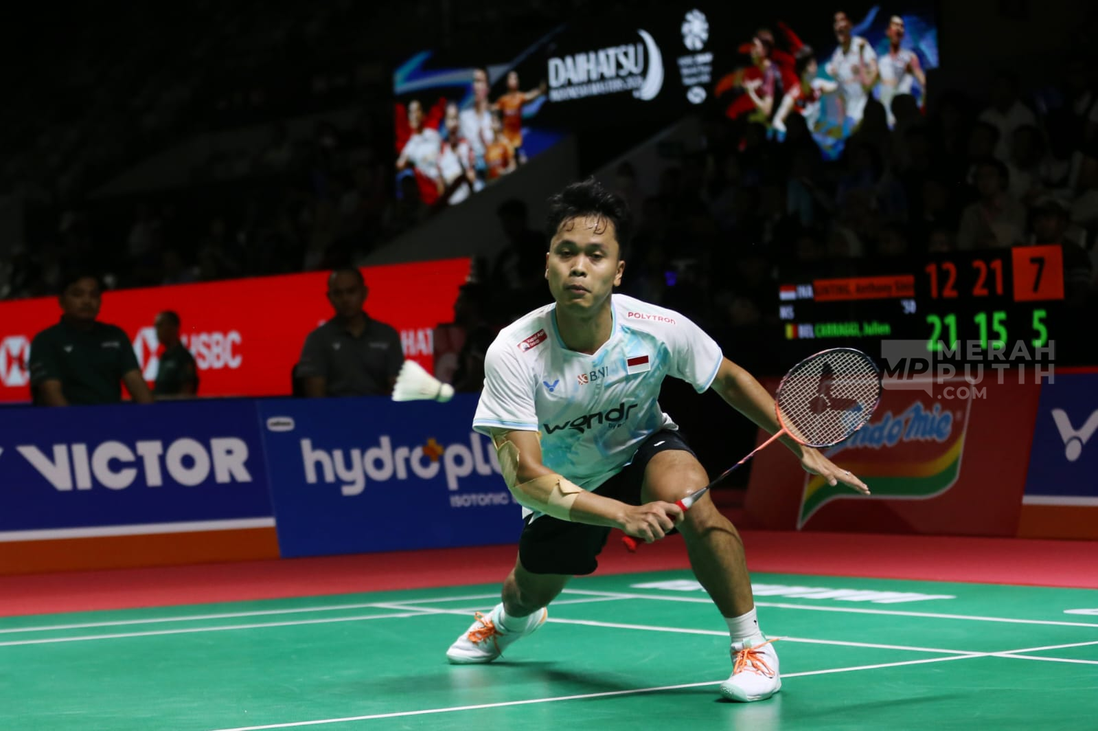 Indonesia Masters 2026: Lolos 16 Besar, Anthony Sinisuka Ginting Kalahkan Tunggal Belgia Julien Carraggi