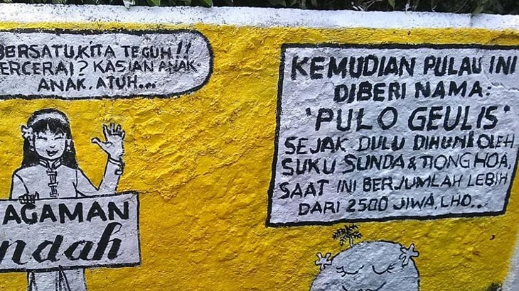 Kampung Mural Pulo Geulis yang Sudah Ada Sejak Kerajaan Pajajaran