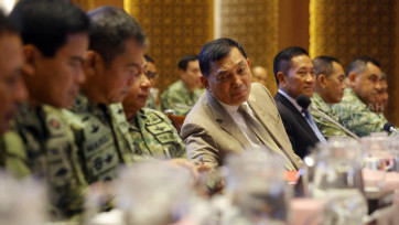 Raker Menhan dan Panglima TNI Bahas Perkembangan Dinamika Geopolitik Global 